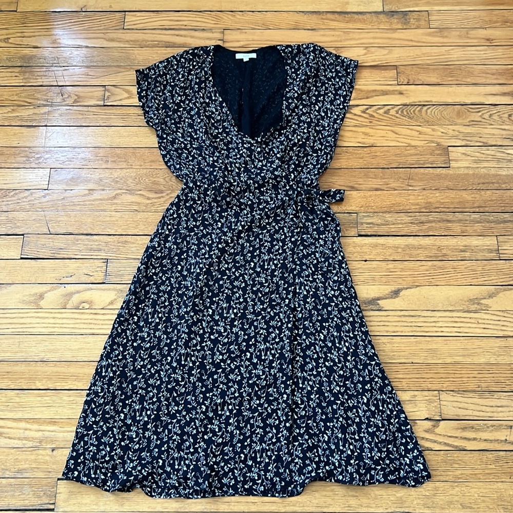 Joie Bethwyn B Silk Wrap Dress in Small
